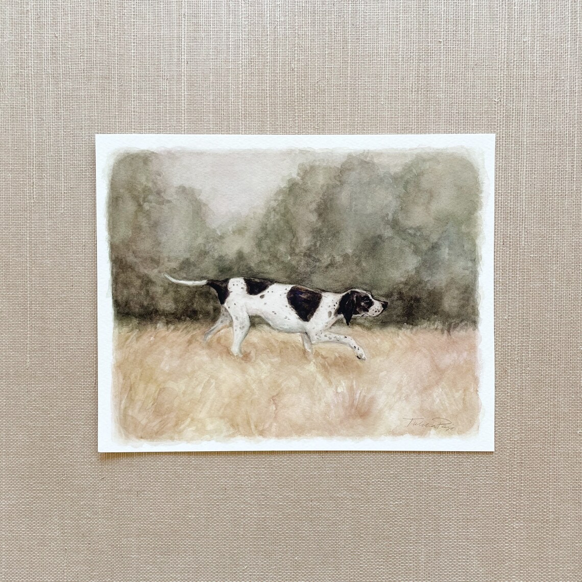 Charleston German Shorthaired Pointer Vintage Art Print
