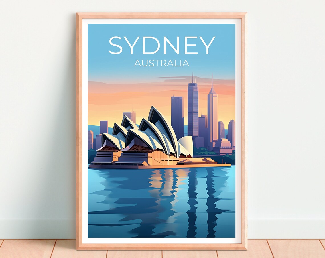Sydney Opera House Travel Poster, Australia City - Image 4