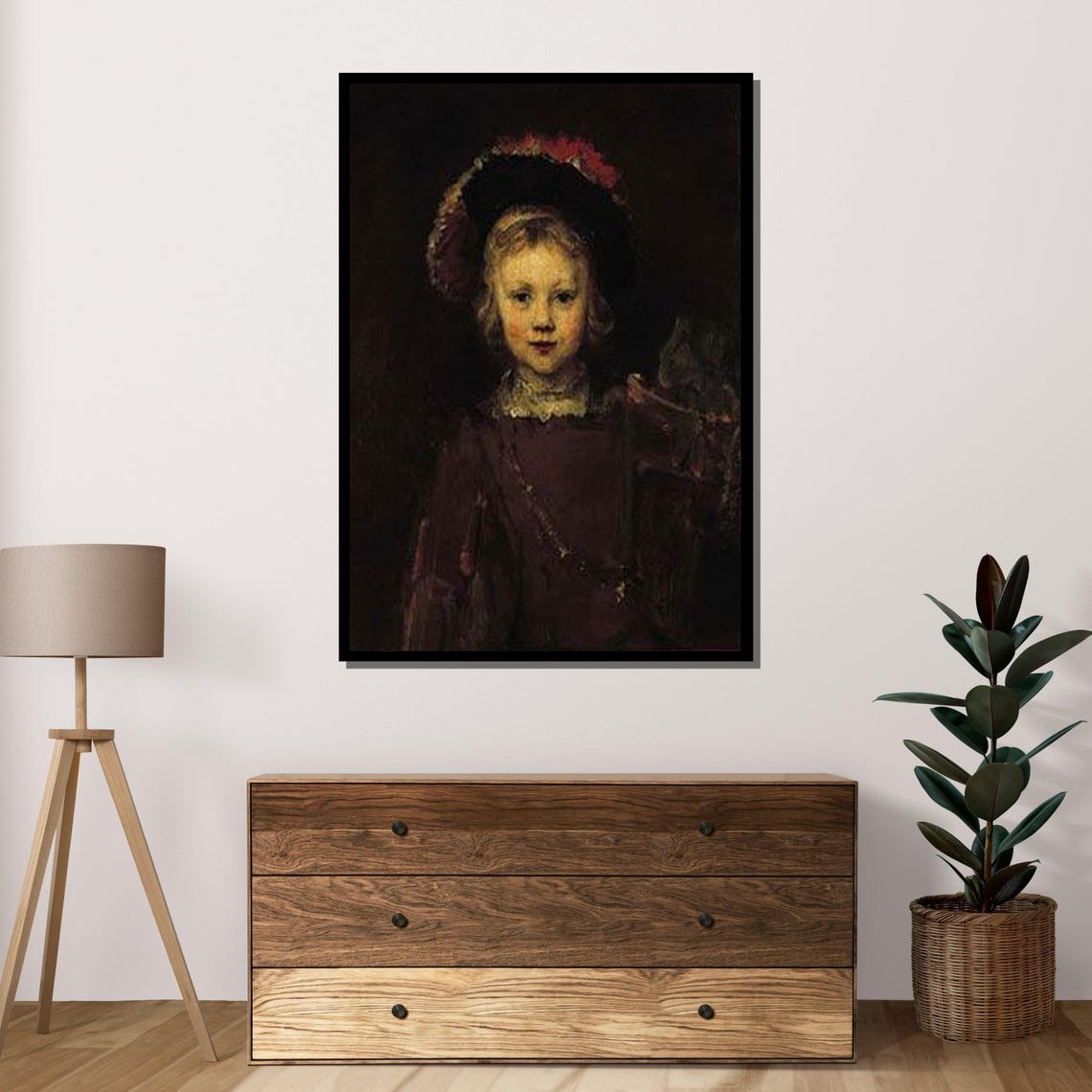 Young Noble In Feathered Cap Dutch Golden Age Classic Portrait Poster - Image 4
