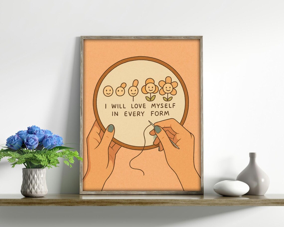 Love Every Version - Inspirational Typography