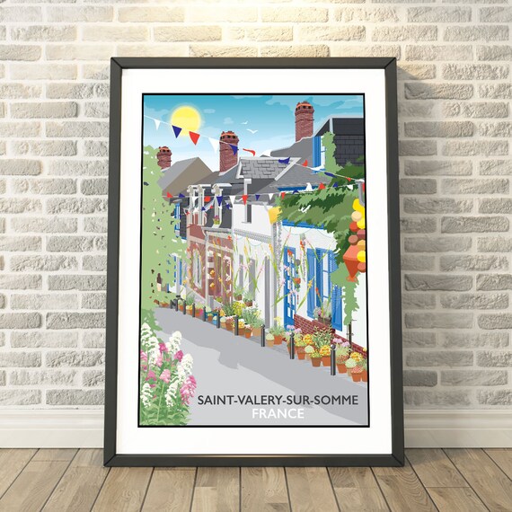 Saint-Valery-sur-Somme France Travel Poster