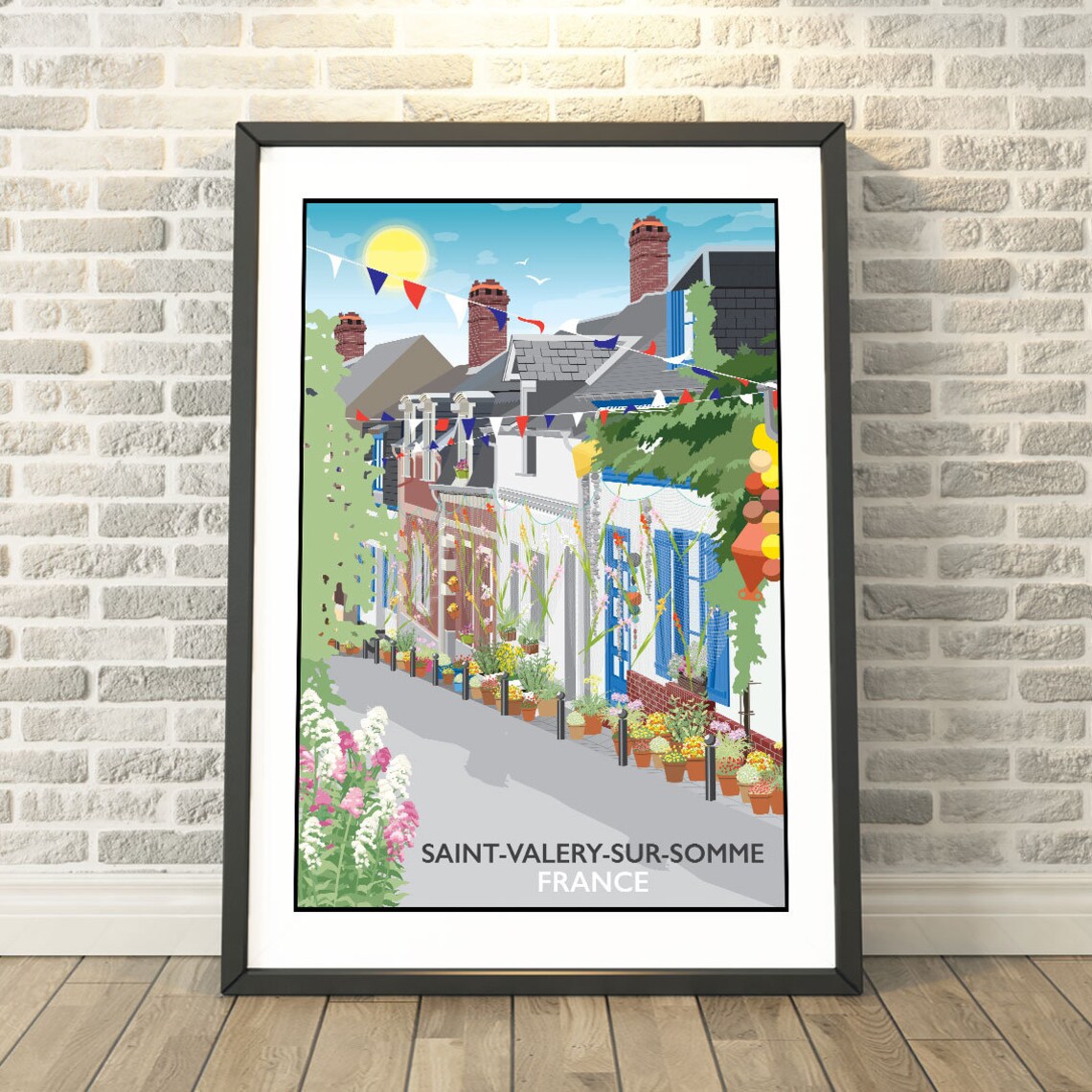 Saint-Valery-sur-Somme France Travel Poster