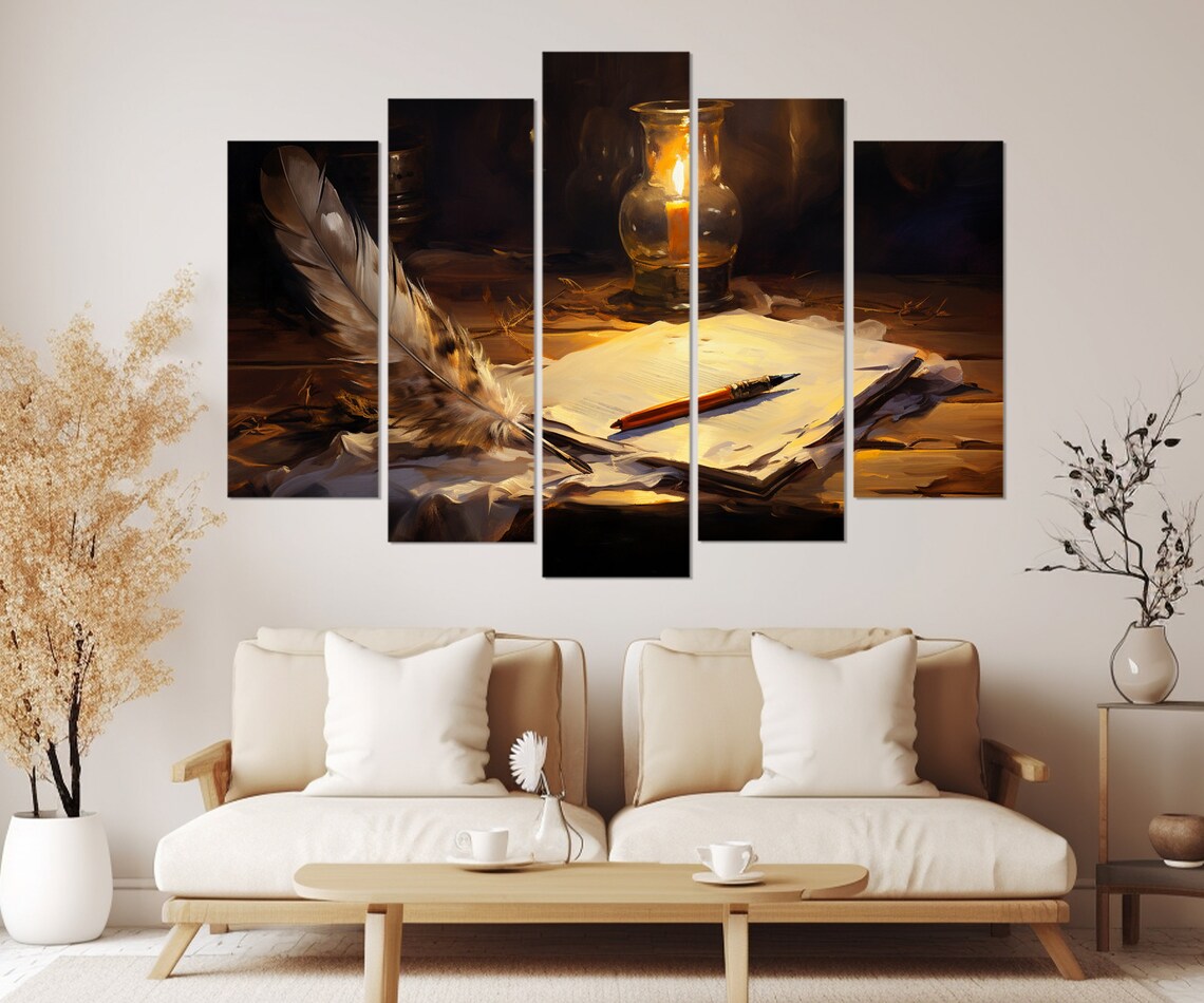 Writer Gift, Abstract Writer Art Print - Image 2