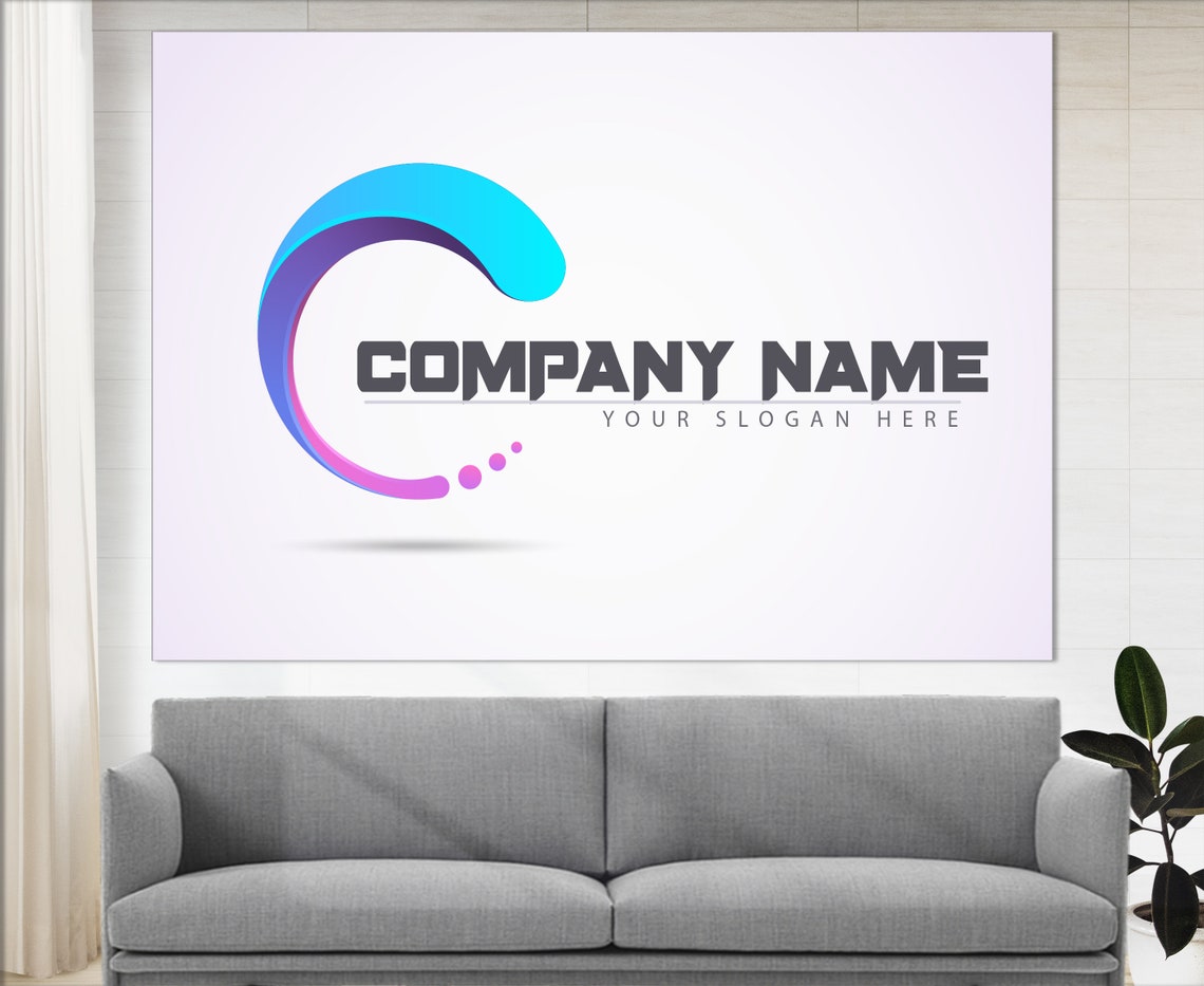 Custom Company Name Logo Sign Personalized Business Wall Decor Poster - Image 3