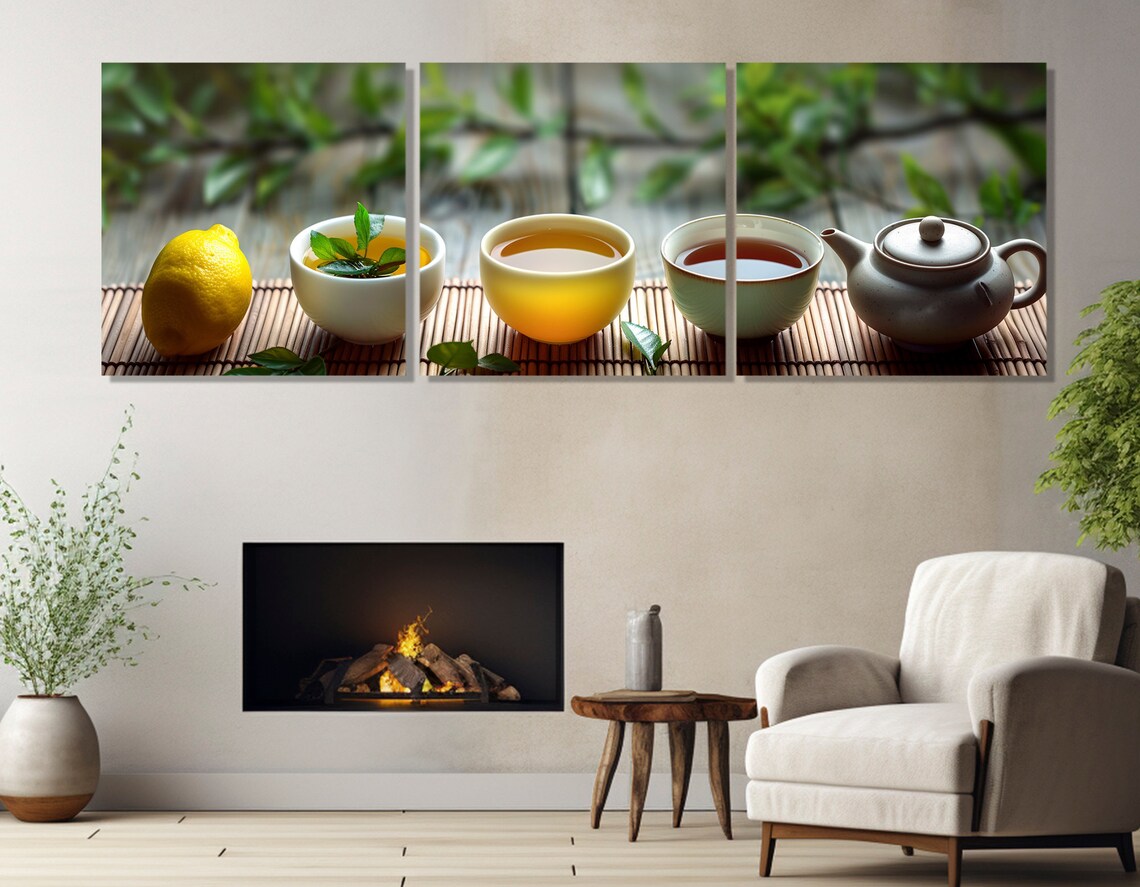 Tea Ceremony Kitchen Wall Art Print, Tea Lover Gift - Image 2