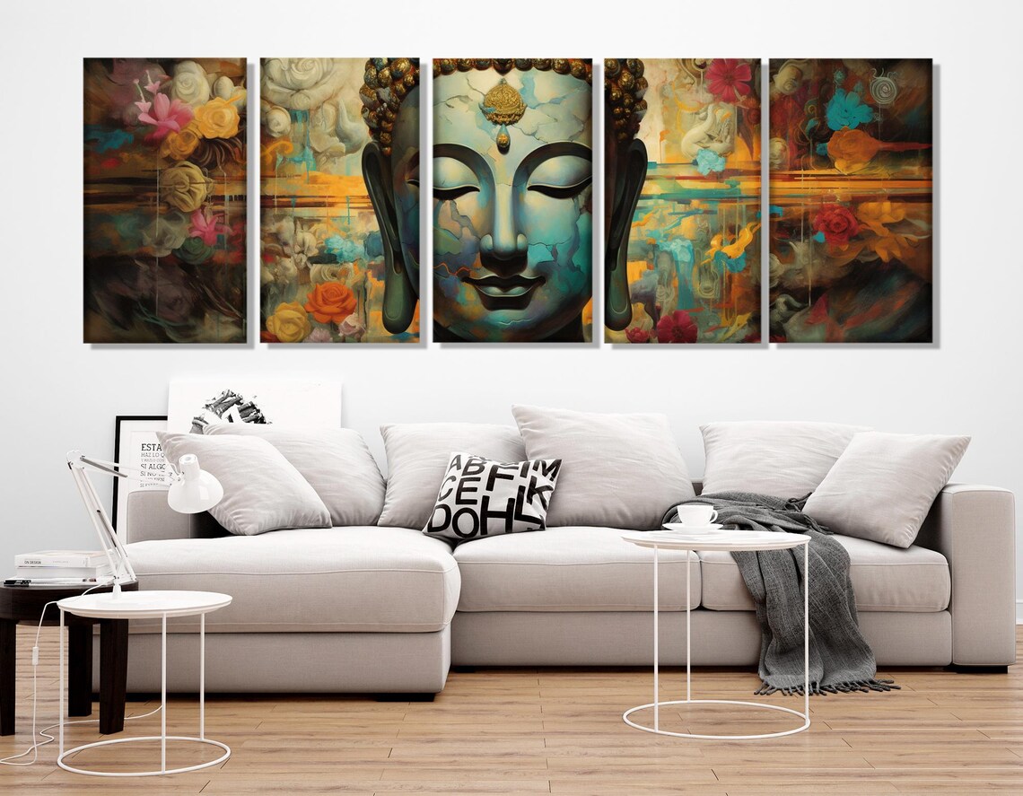 Buddha Abstract Buddhist Meditation Art Print - Image 2