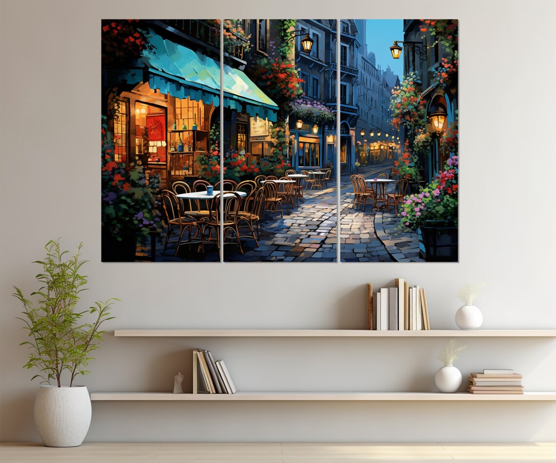 French Street Painting, Retro France Wall Art Print - Image 4
