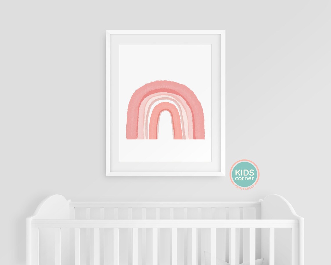 Rainbow Wall Art, Rainbow Nursery Decor Art Print - Image 3