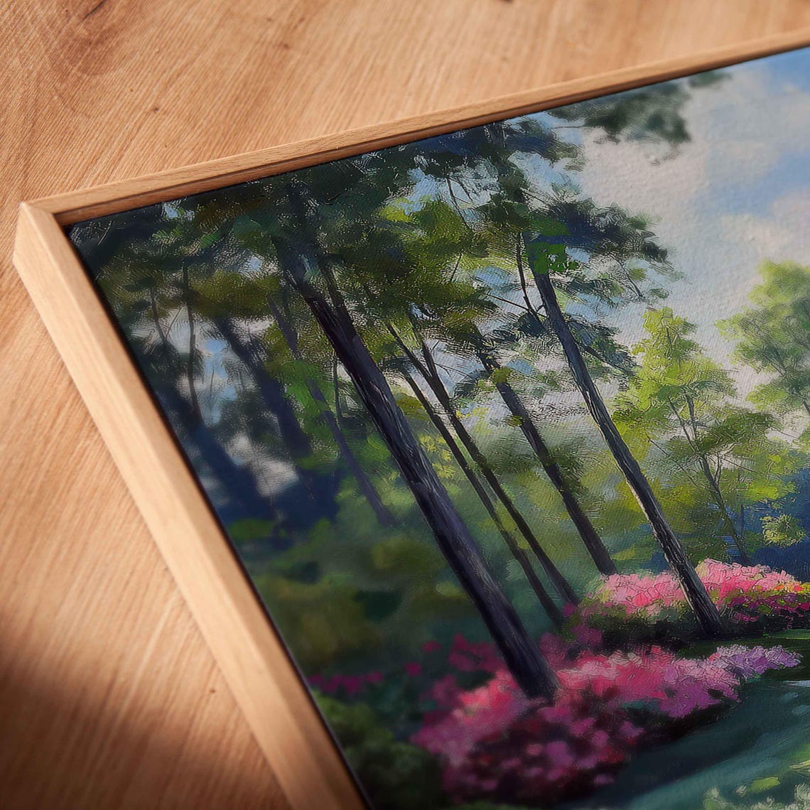 Augusta National Golf Course Spring Azaleas Fairway Green Poster - Image 2