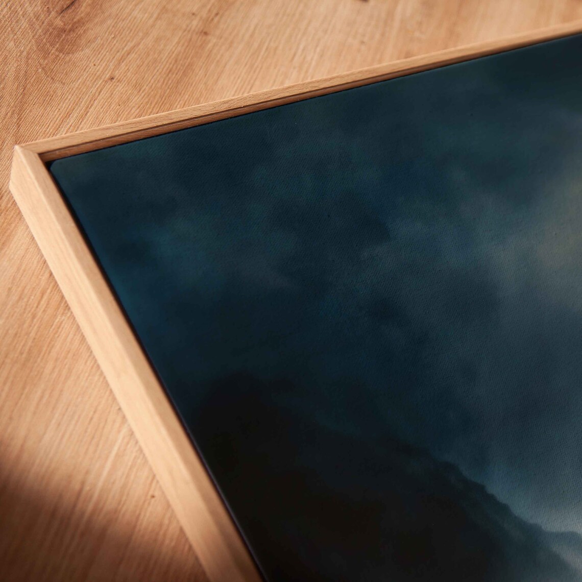 Ghostly Figure Moonlit Beach Foggy Night Moody Halloween Wall Art - Image 2