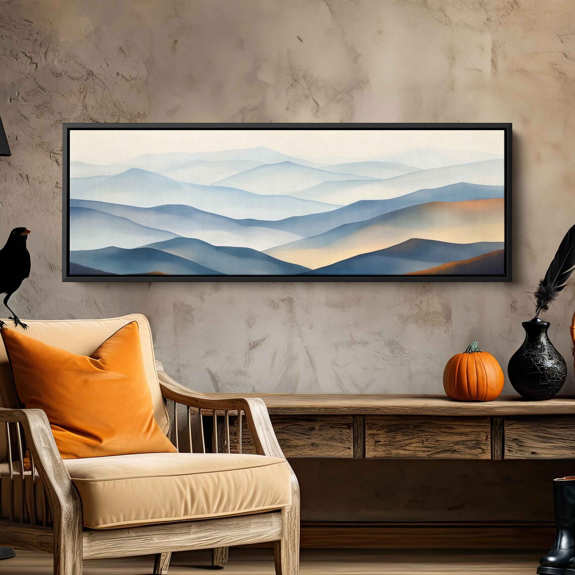 Great Smoky Mountain National Park, Minimalist Art Print - Image 2