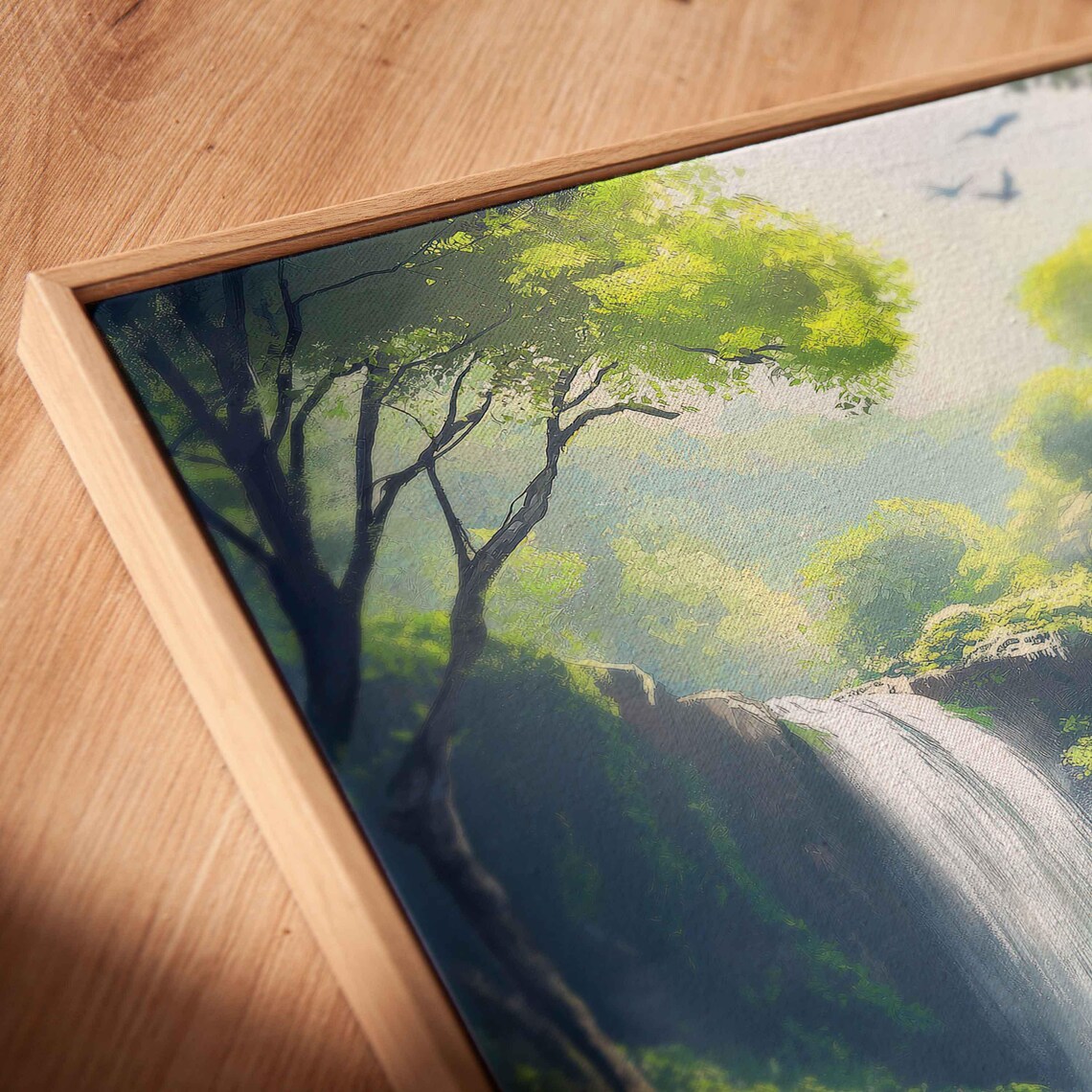 Enchanted Glen Fairy Tale Trees, Gentle Waterfall - Image 2