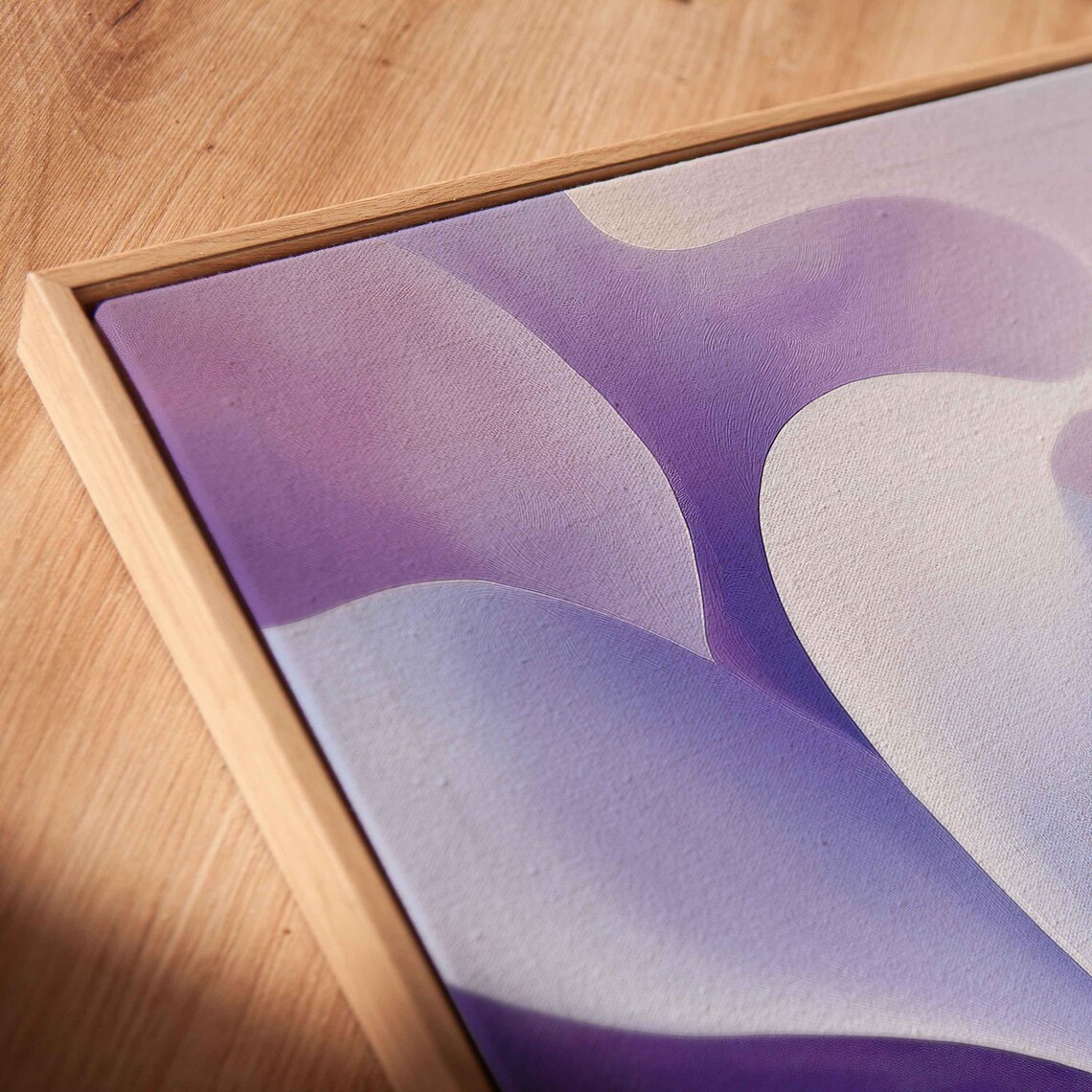 Tranquil Abstract Lavender Art Print, Ethereal Shapes - Image 2