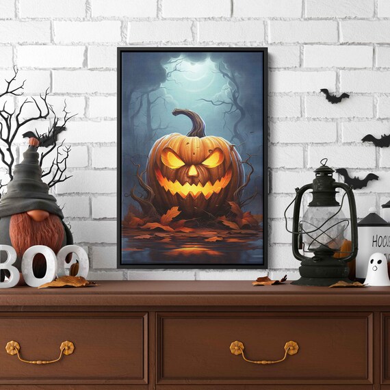 Jack O Lantern Halloween Painting