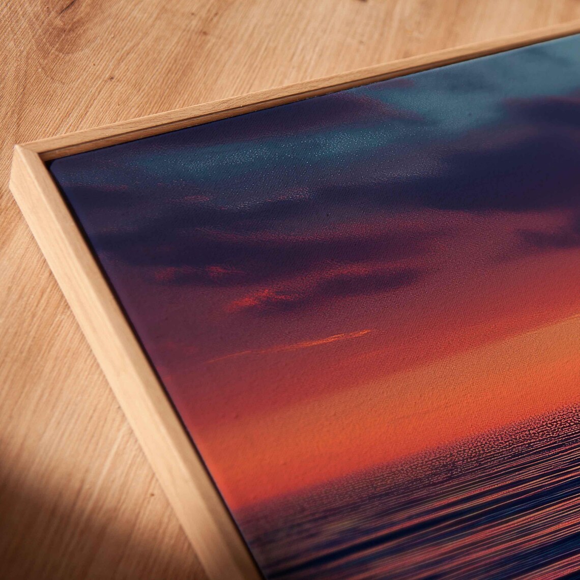 Sunset Over Ocean, New Years Colors Reflection - Image 2