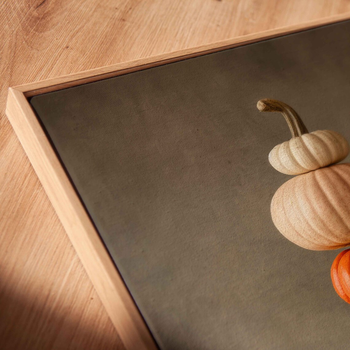 Stack Of Different Sized Pumpkins, Fall Decor - Image 2