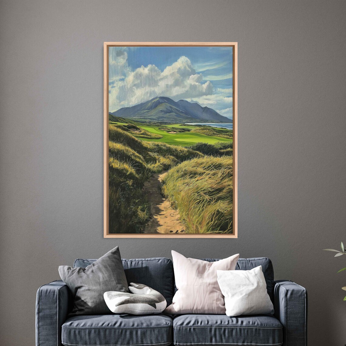 Royal County Down Golf Course, Ocean View Art Print