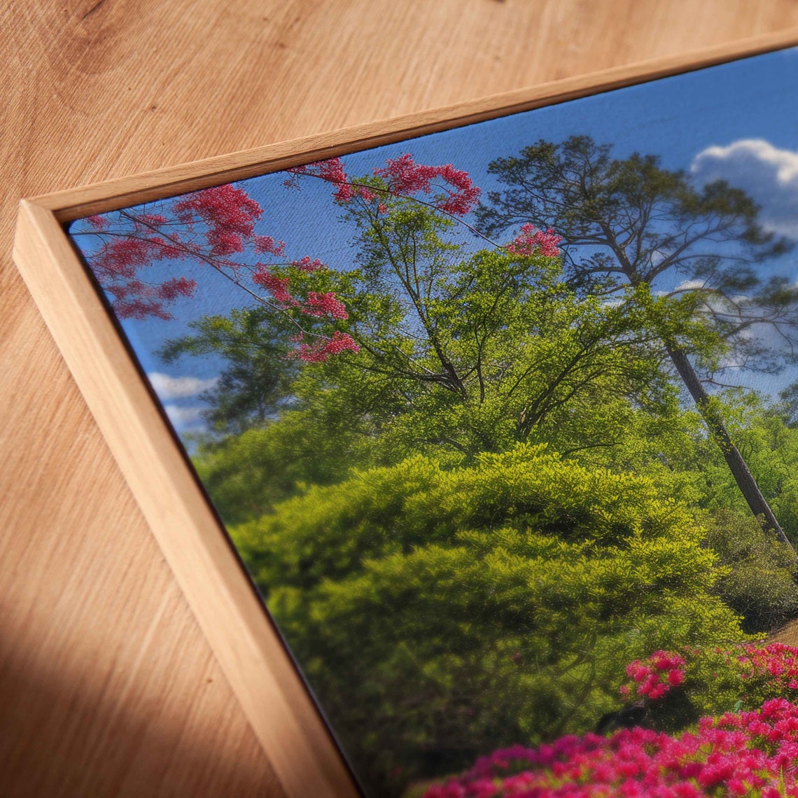 Iconic Azaleas At Augusta National Golf Course Fairway Wall Art Print Gift For Golfer Gift For Him Ready To Hang - Image 2