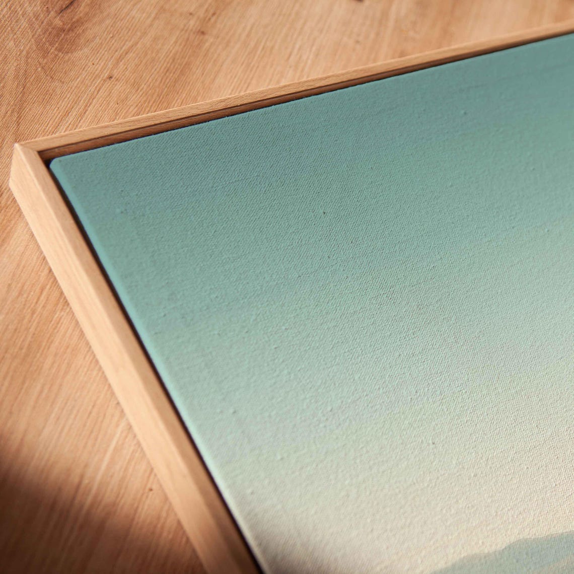 Minimalist Desert Scene With Lone Agave Under Teal Sky Poster - Image 2