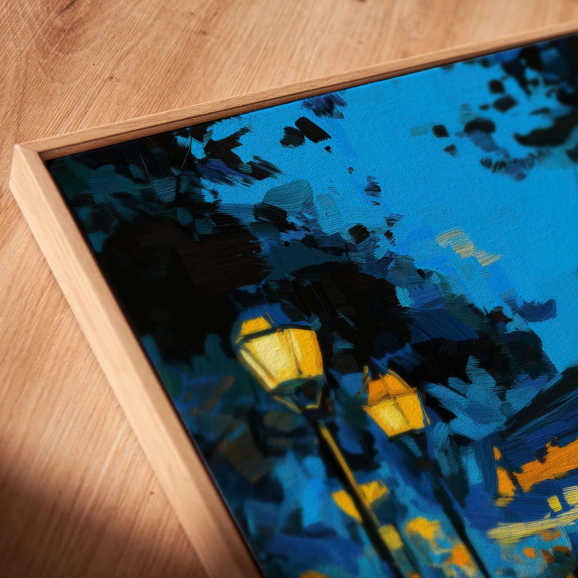 Cafe Terrace Under The Stars Lively Evening Impressionist Art Poster - Image 2