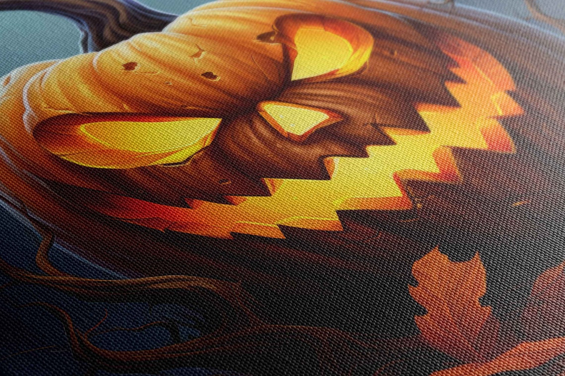 Jack O Lantern Halloween Painting - Image 2