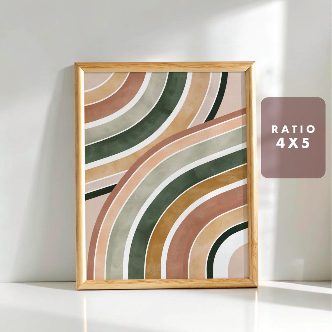 Modern Boho Abstract Wall Art, Organic Line Art - Image 3
