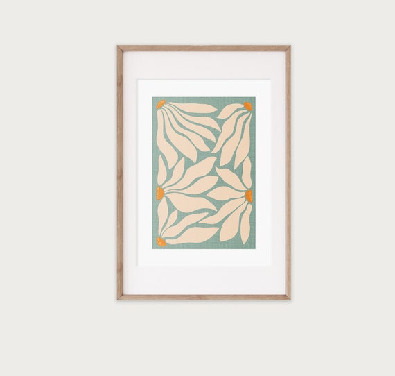 Flower Market Print Flower Print Abstract Art Boho Print Botanical Prints Exhibition Poster Art Gallery Wall Art Flower Bouquet