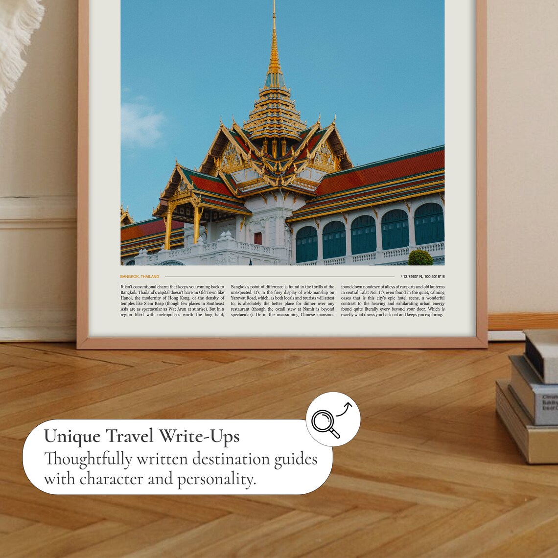 Bangkok Travel Poster, Thailand Art Print - Image 2