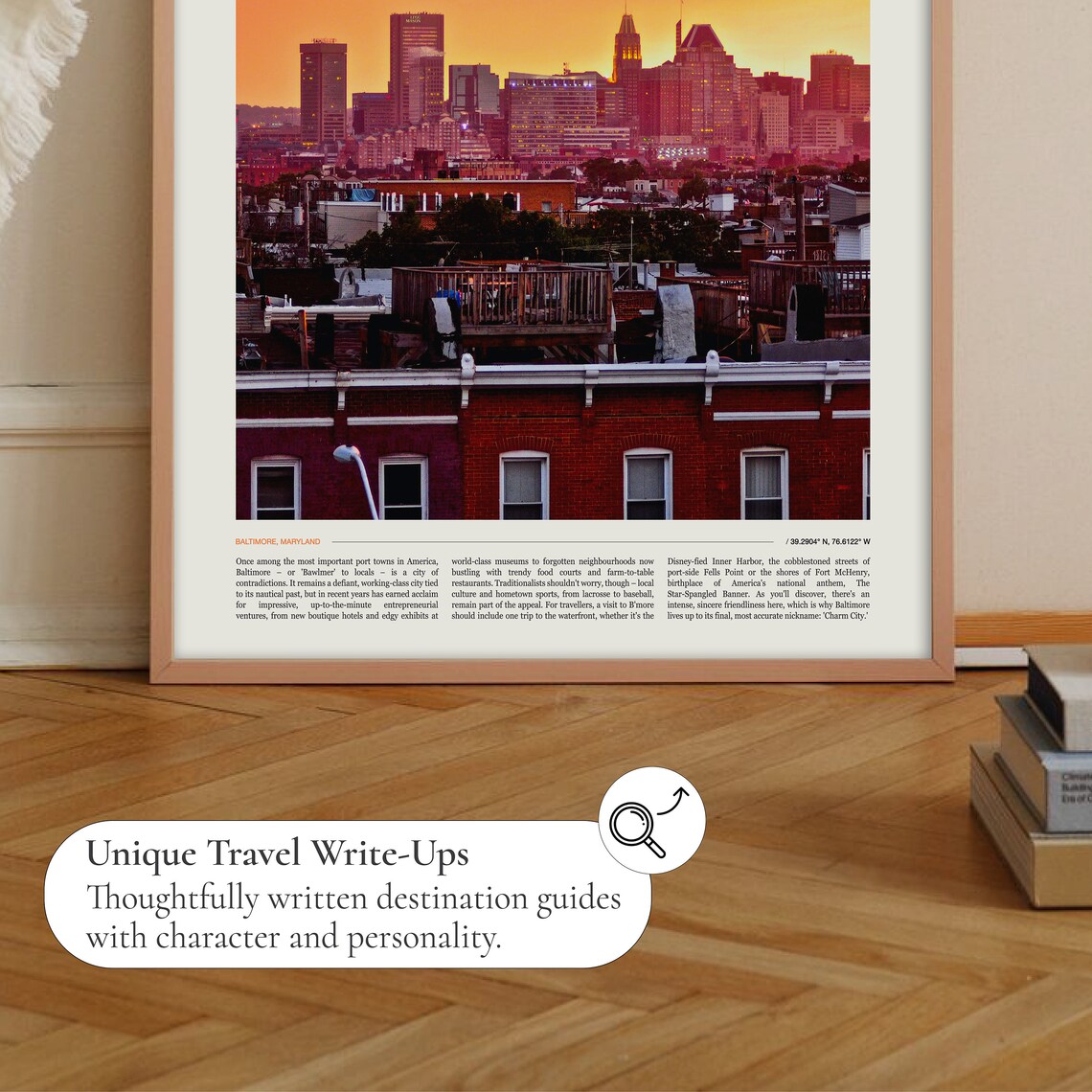 Baltimore Travel Poster, Baltimore Wall Art Print - Image 2