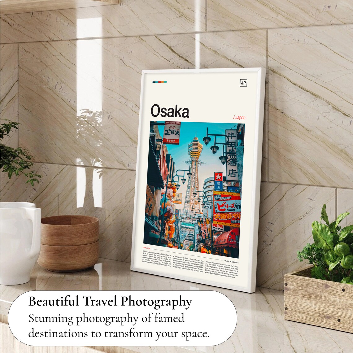 Osaka Print Osaka Poster Osaka Wall Art Osaka Art Print Japan Print Japan Poster Japan Wall Art Japan Art Print Osaka Photography - Image 4