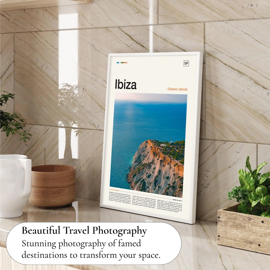 Ibiza Print Ibiza Poster Ibiza Wall Art Ibiza Art Print Ibiza Artwork Ibiza Photo Spain Print Spain Poster Spain Wall Art Ibiza Spain - Image 4