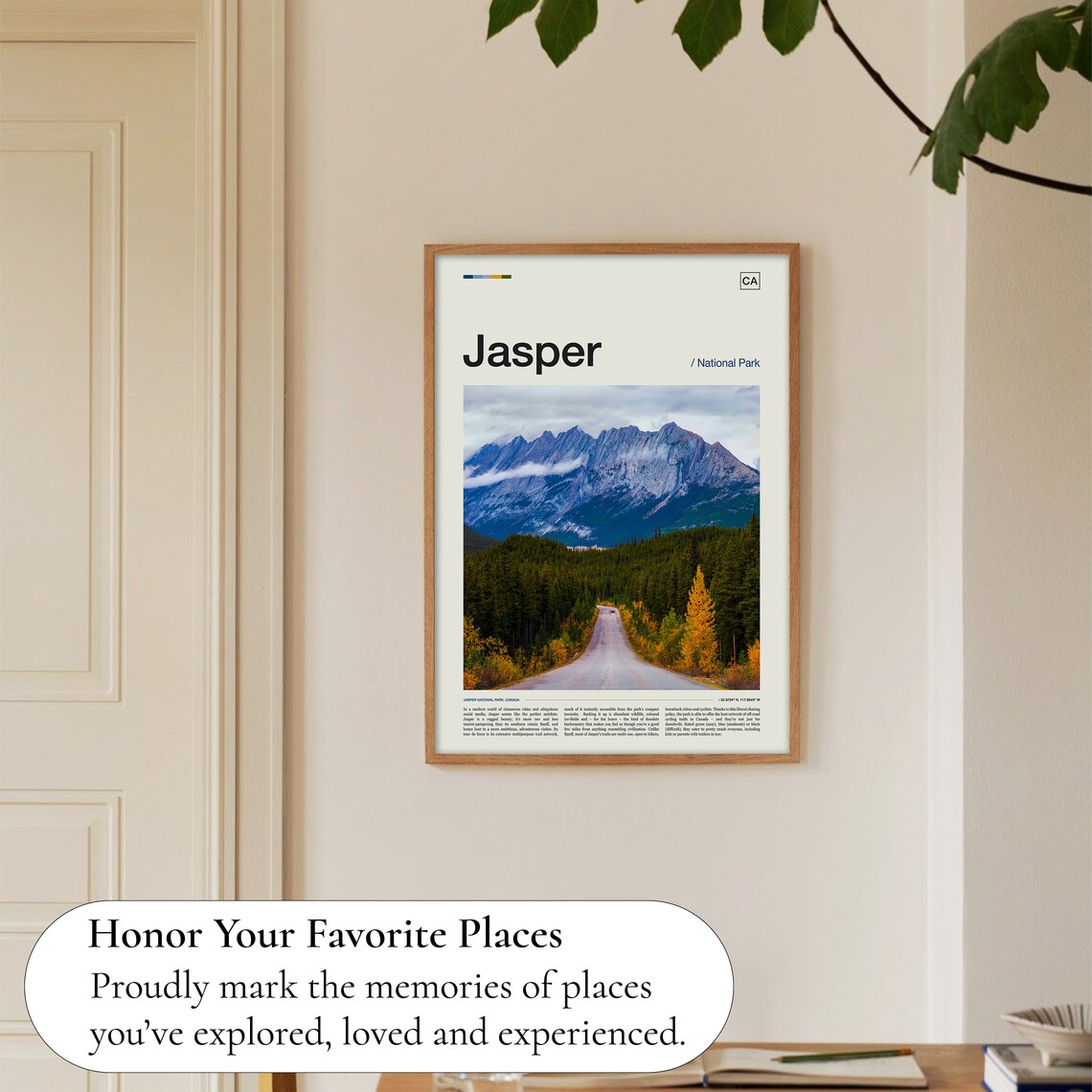 Jasper National Park Travel Poster, Jasper Print - Image 5