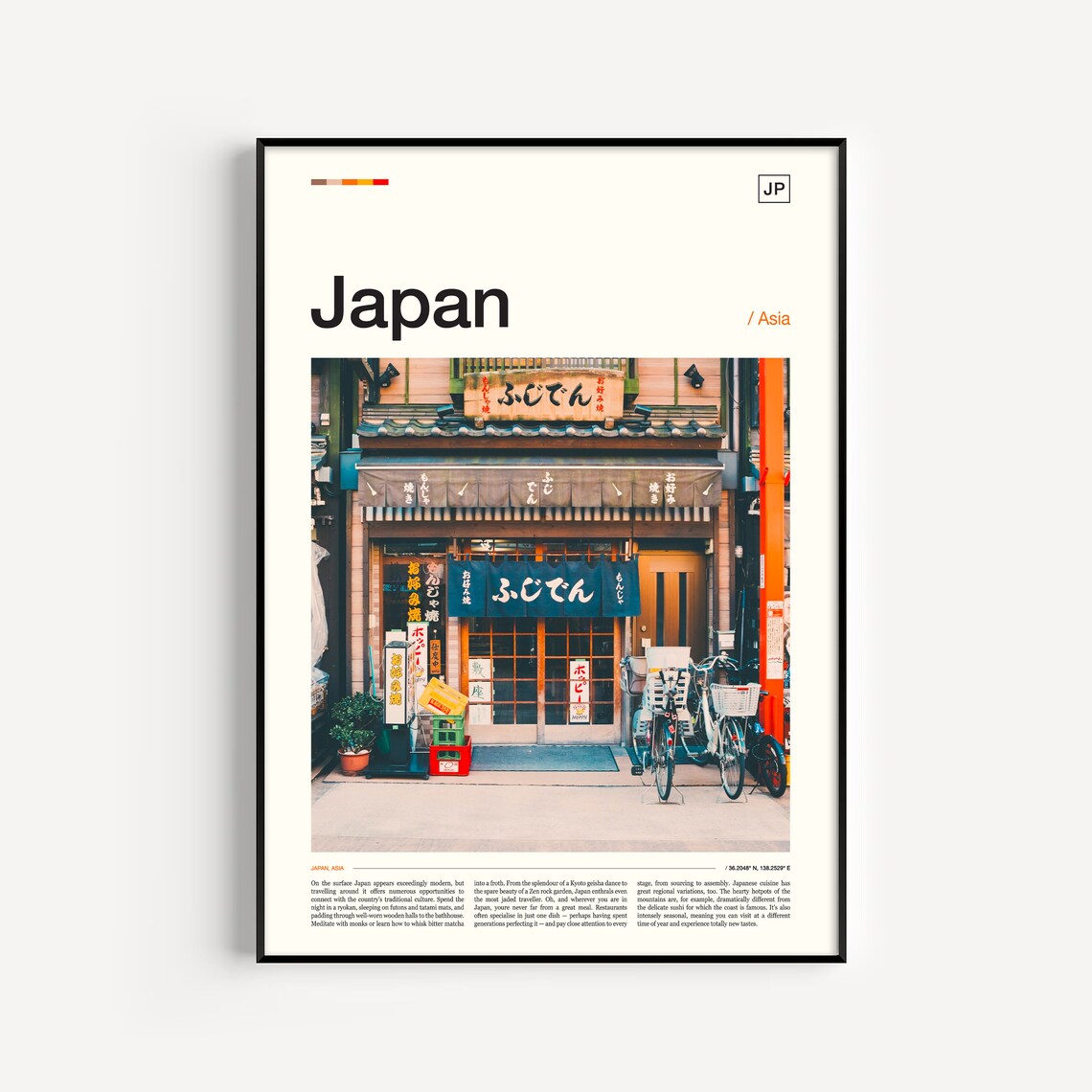 Japan Travel Poster, Japan Wall Art Print