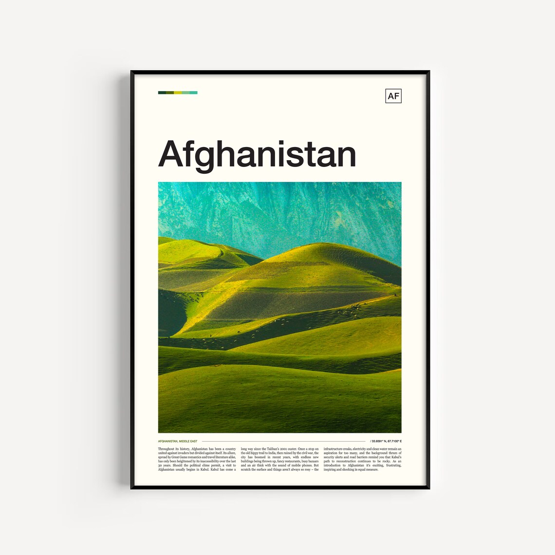Afghanistan Print Afghanistan Poster Afghanistan Wall Art Afghanistan Art Print Afghanistan Artwork Afghanistan Photo Travel Print