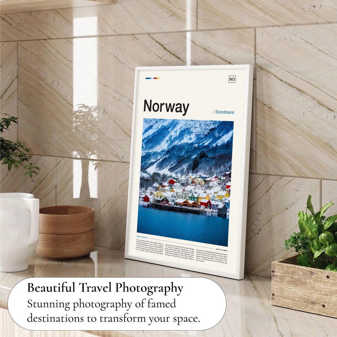 Norway Poster Norway Photo Norway Travel Nordic Poster Norway Art Norway Photography Norway Gift Norway Travel Poster Norway Print - Image 4