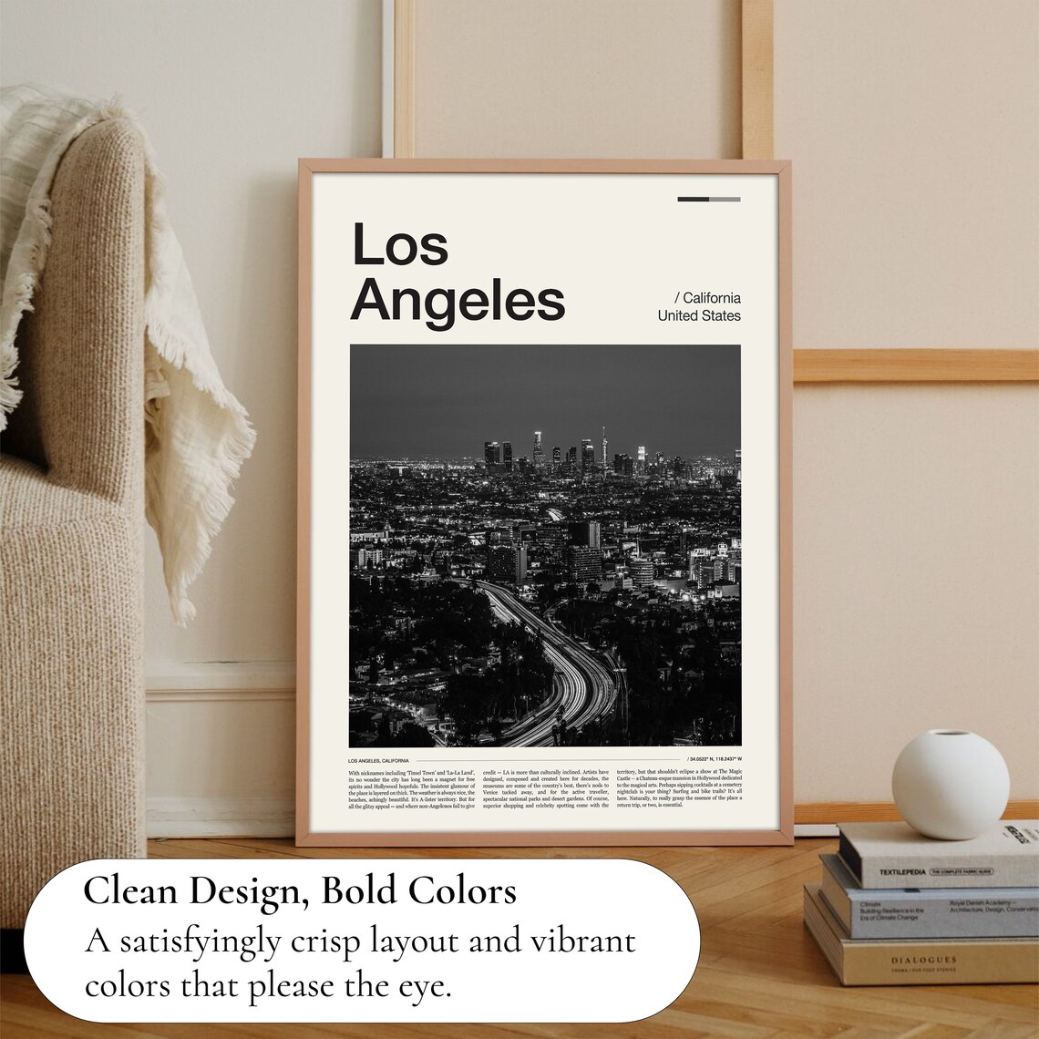 Los Angeles Art Print Wall Art Print - Image 3
