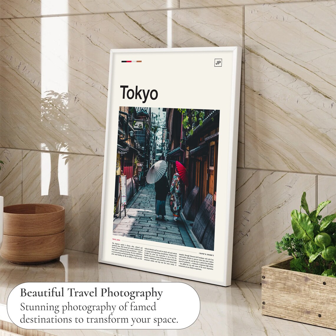 Tokyo Travel Poster, Japan Photography Art Print - Image 4