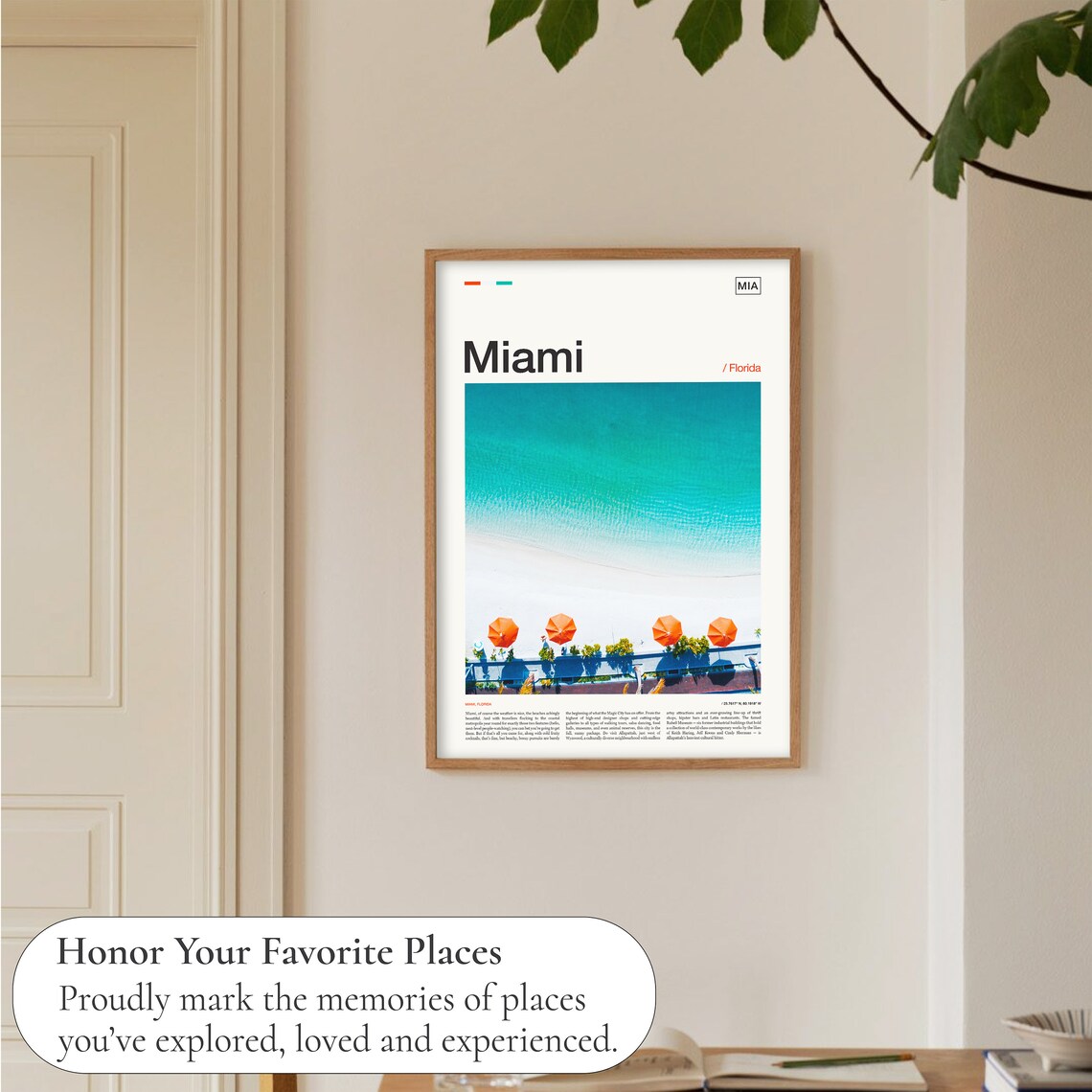 Miami Beach Wall Art Print - Image 5