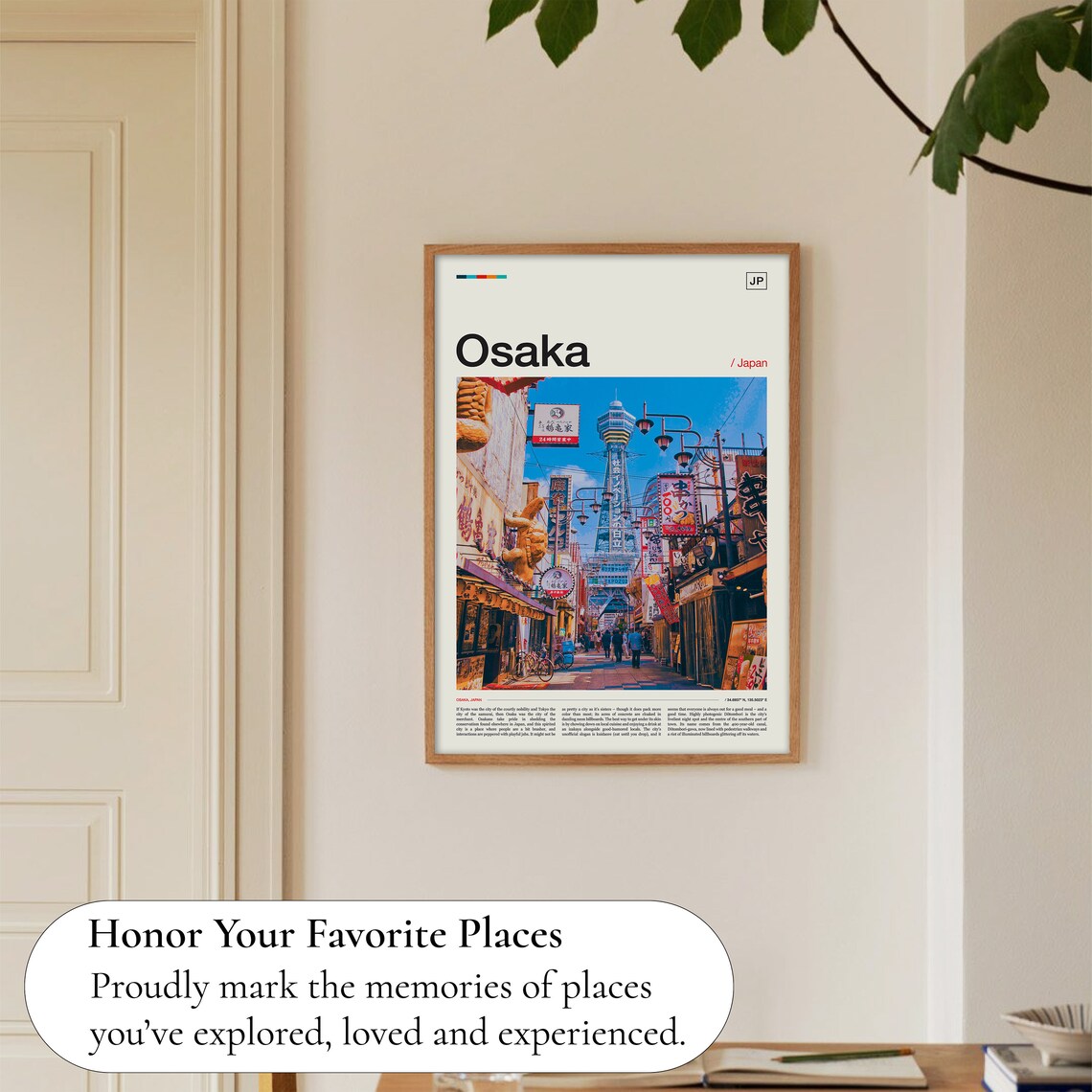 Osaka Photography Travel Poster, Japan Wall Art - Image 5