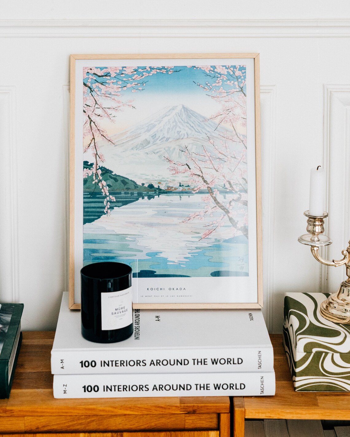Mount Fuji and Lake Kawaguchi Travel Poster - Image 2
