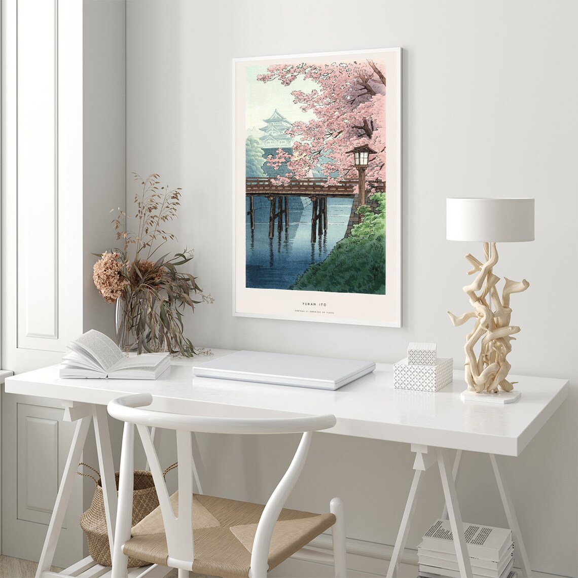 Japanese Cherry Blossom Japan Poster, Sakura Art Print - Image 2