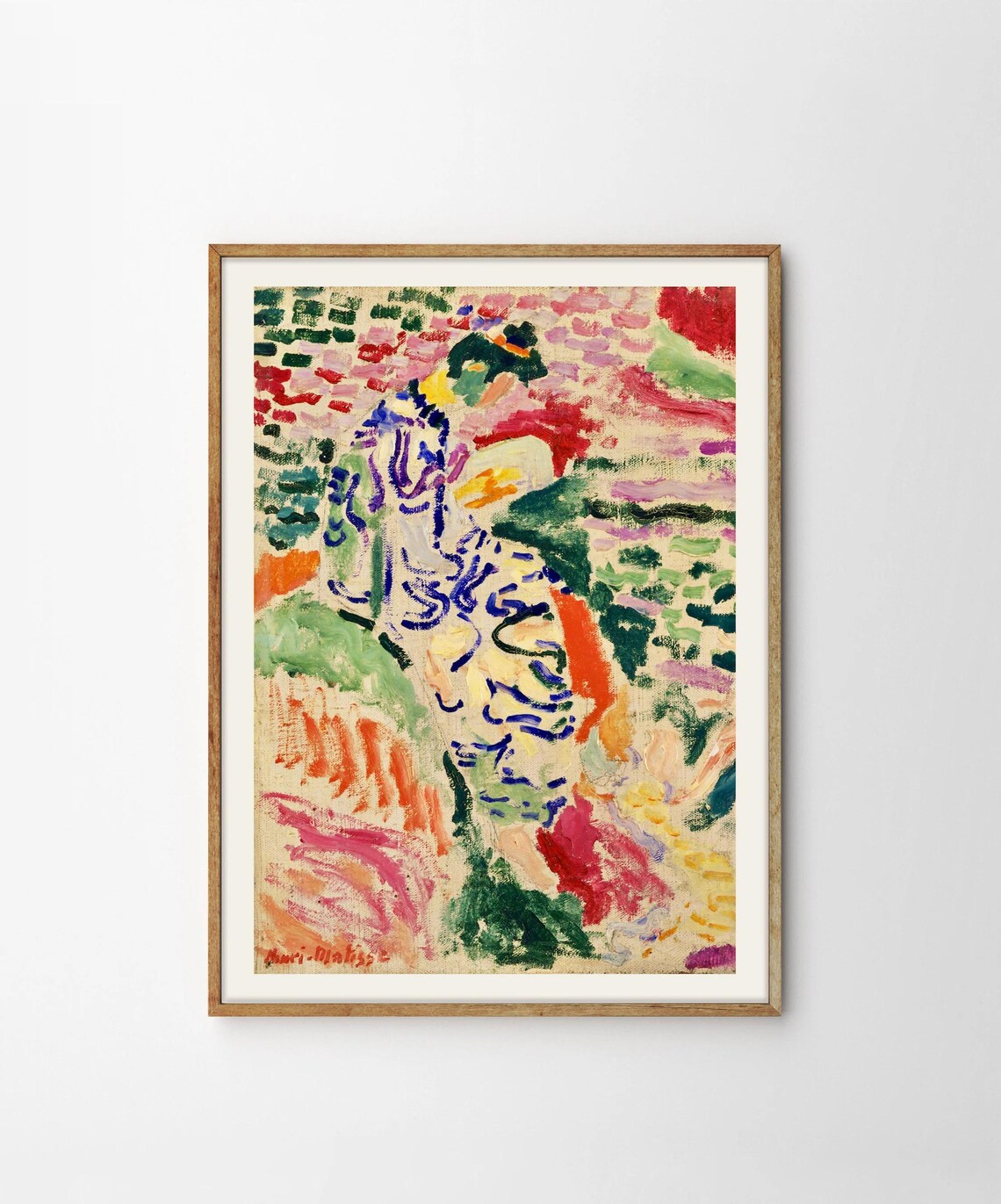 Henri Matisse Japanese Woman by the Water Fauvist Figure Poster - Image 4