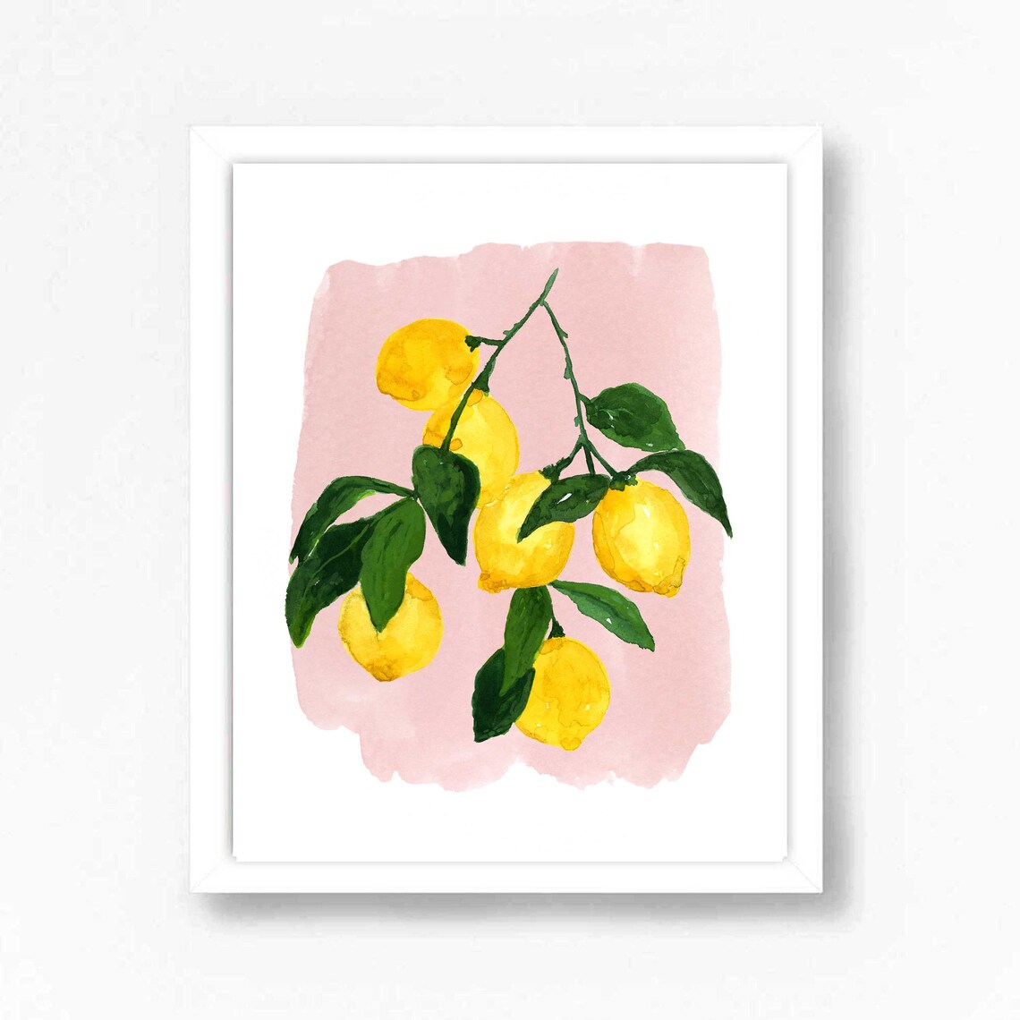 Lemon Print Kitchen Art, Citrus Fruit Art Print - Image 2