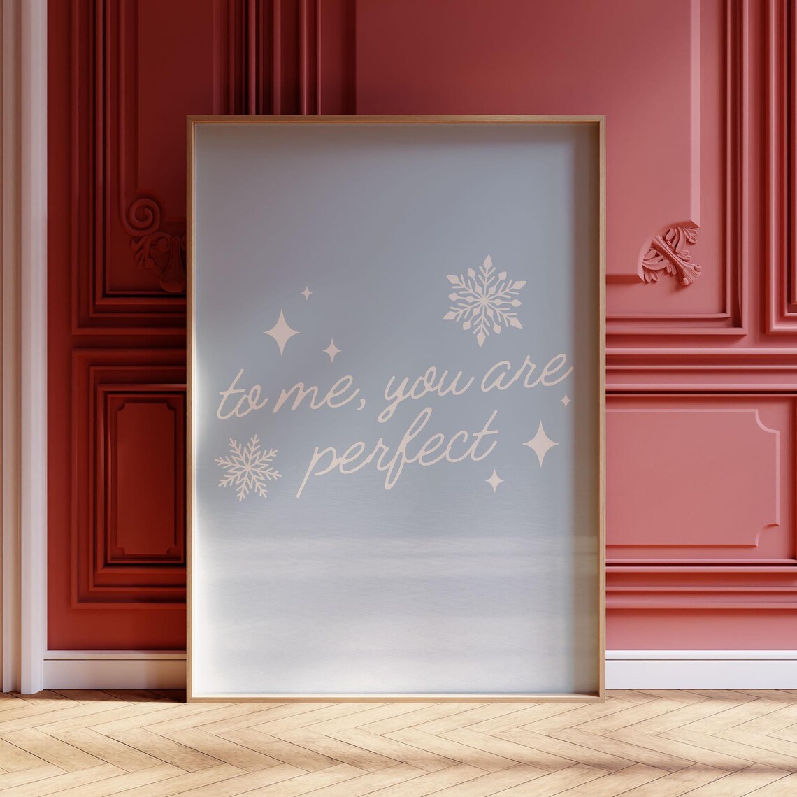 You Are Perfect To Me Holiday Art Print