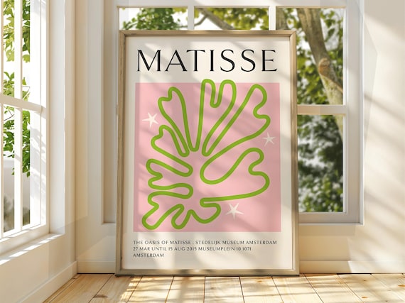 Henri Matisse Green Leaf Oasis Amsterdam Museum 2015 Art Poster