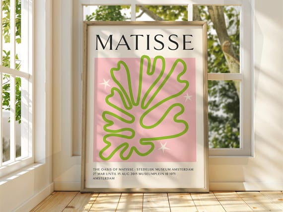 Henri Matisse Poster Exhibition Gallery Print Classic Art Fauvism Painting