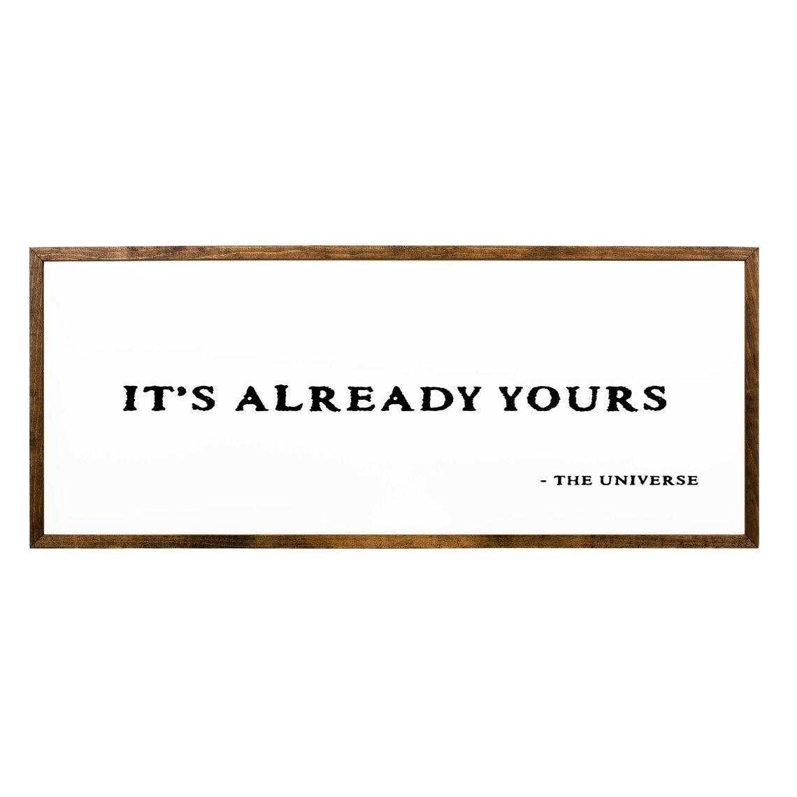 Its Already Yours Universe Manifestation Poster - Image 2
