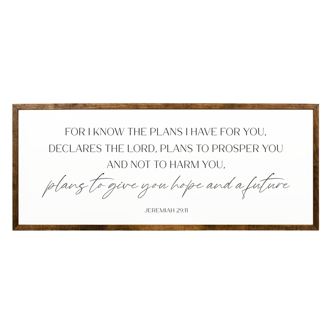 Jeremiah 29:11 Scripture Art Print, Bible Verse - Image 2