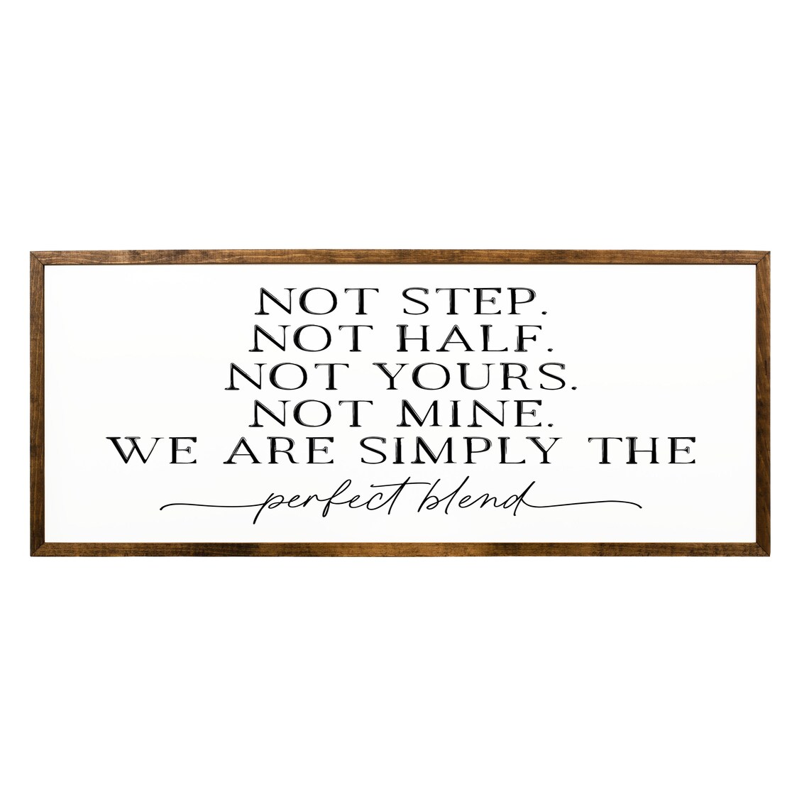 Perfect Blend Family Sign, Abstract Modern Wall Print - Image 2