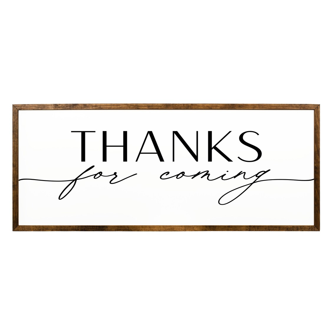 Thanks For Coming Hallway Entryway Slogan Art Print - Image 2